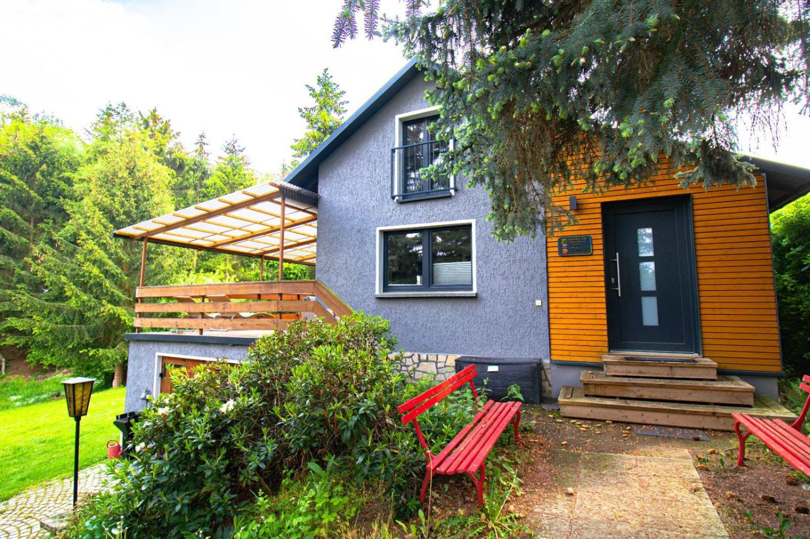 Residenz Waldfrieden Villa Garnsdorf Exterior foto